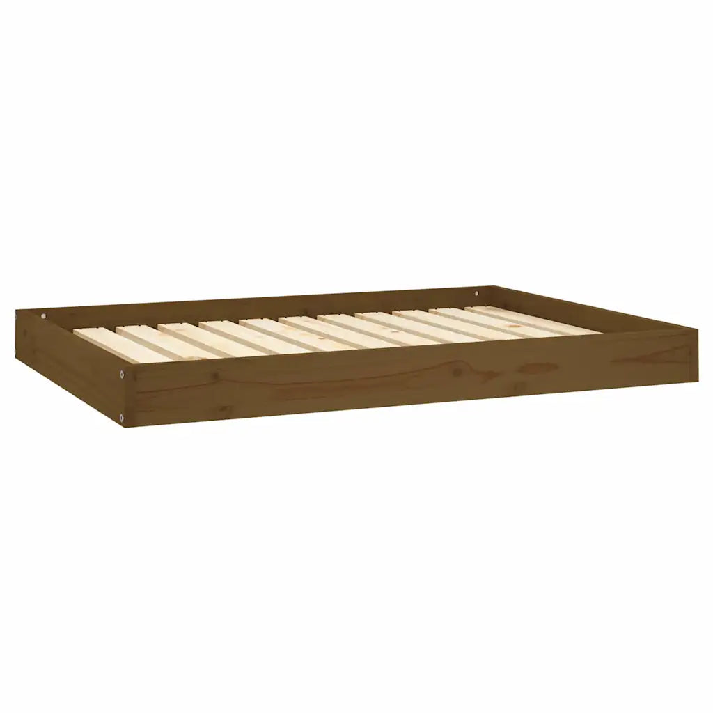Cuccia per cani in legno massello di pino 101,5x74x9 cm