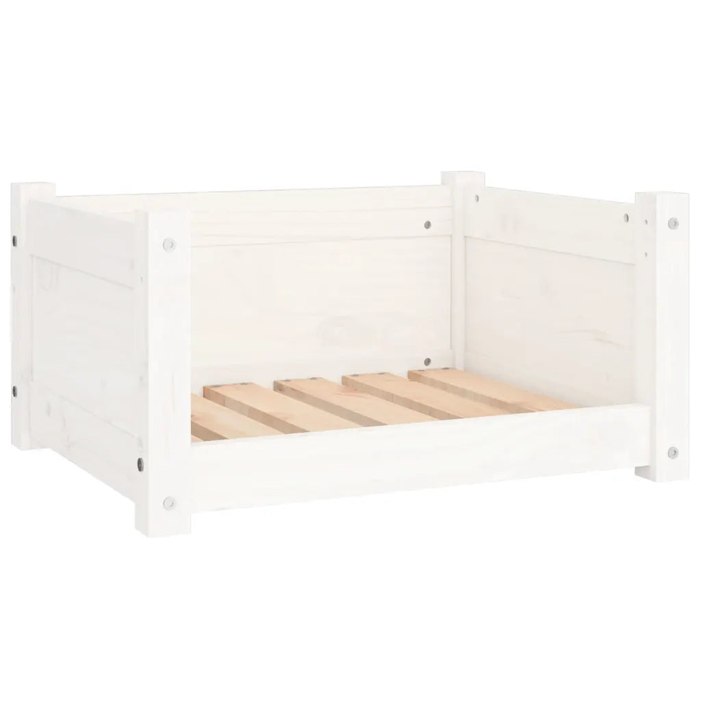Letto per cani 55,5x45,5x28 cm in legno di pino massiccio