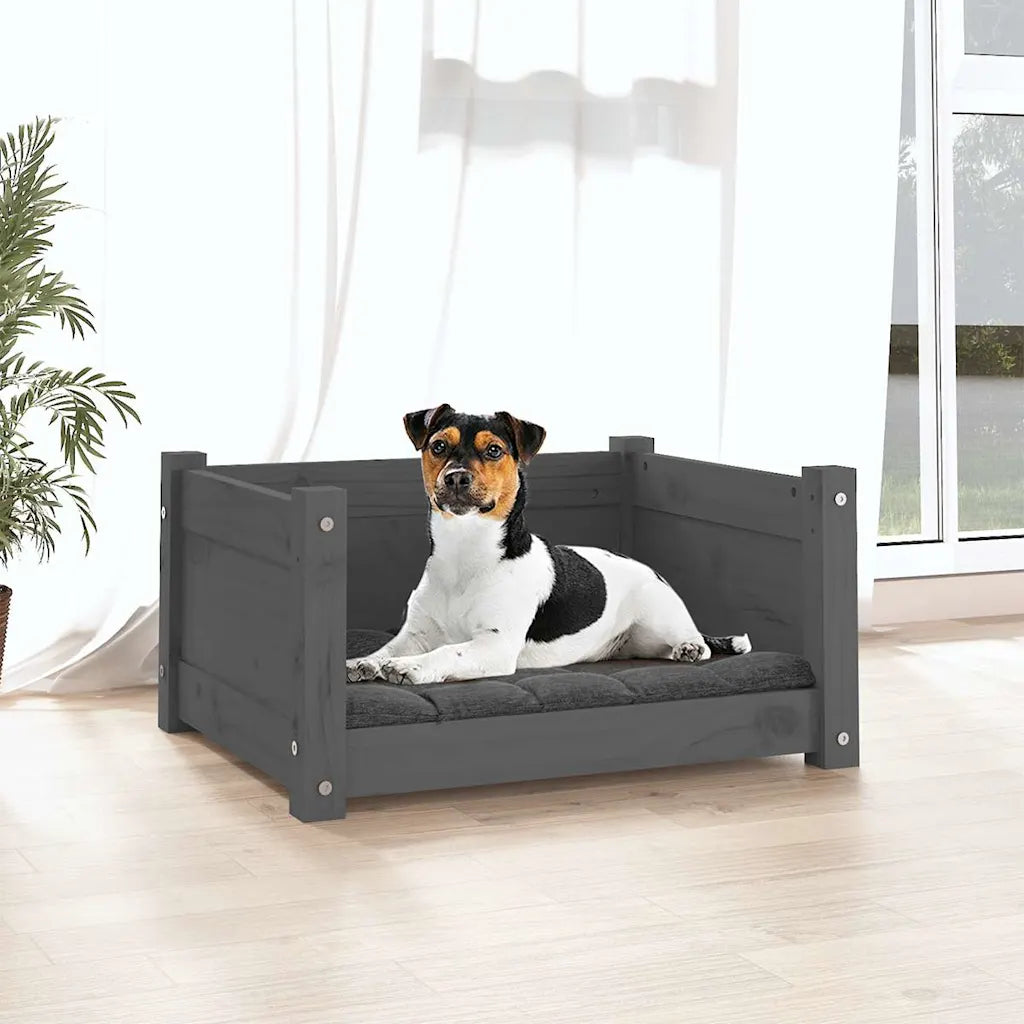 Letto per cani 55,5x45,5x28 cm in legno di pino massiccio