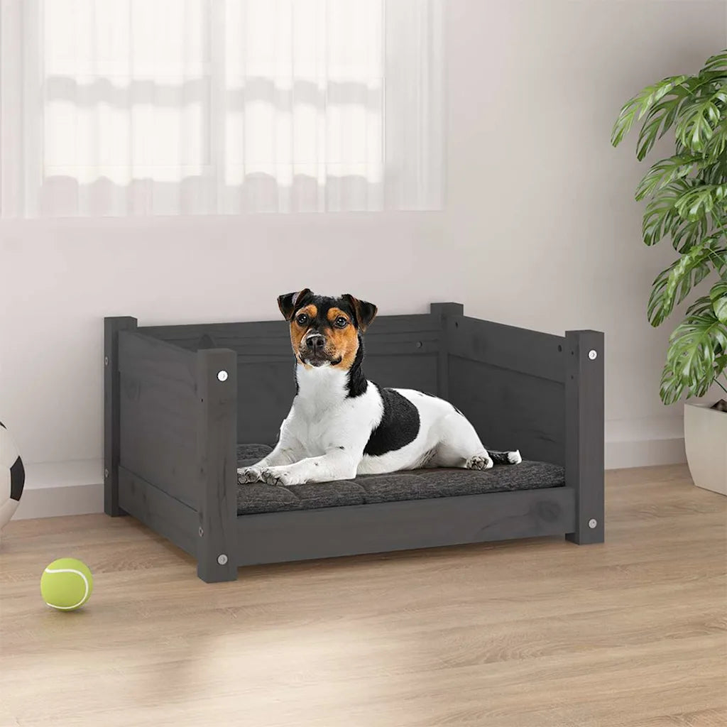 Letto per cani 55,5x45,5x28 cm in legno di pino massiccio