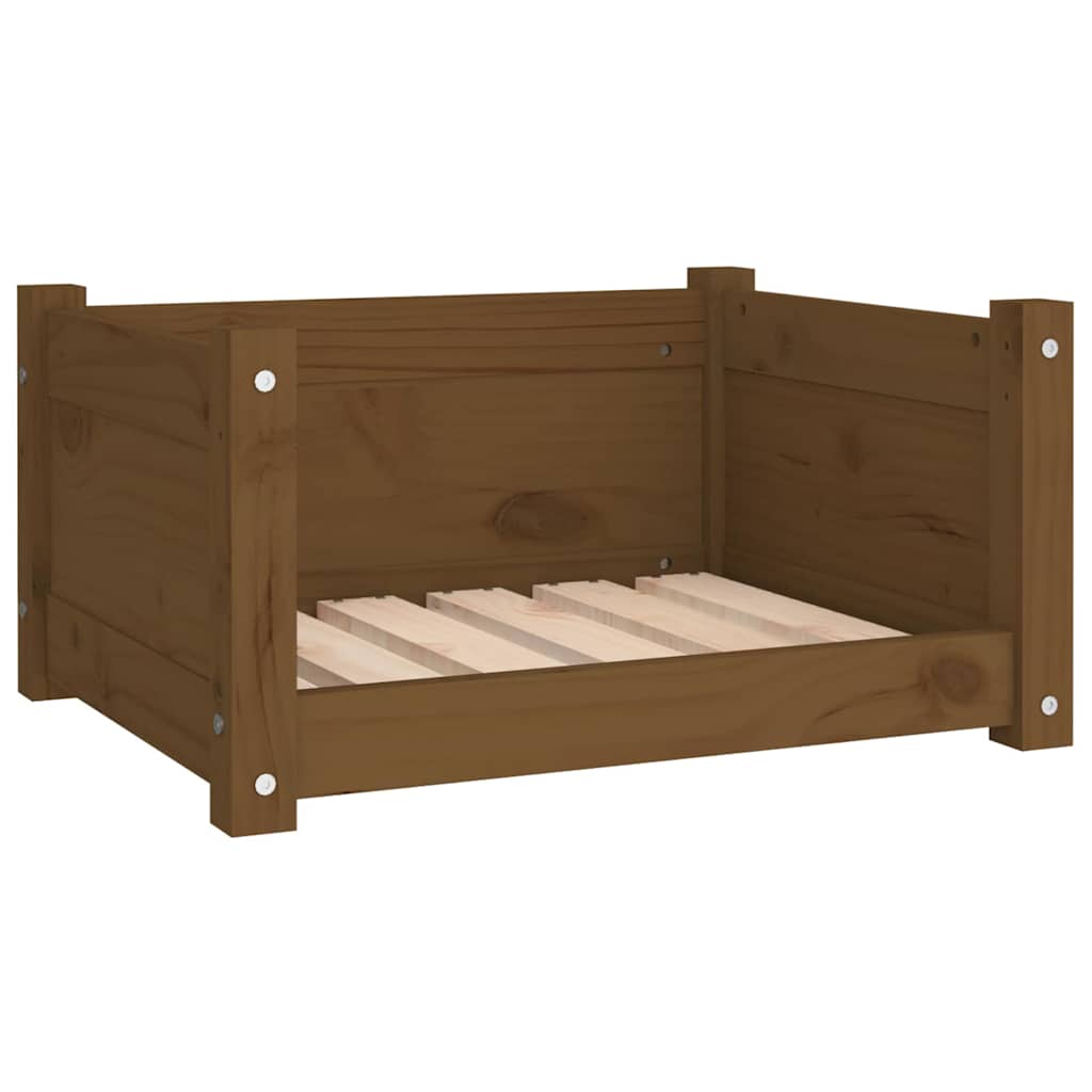 Cuccia per Cani Ambra 55,5x45,5x28 cm Legno Massello di Pino