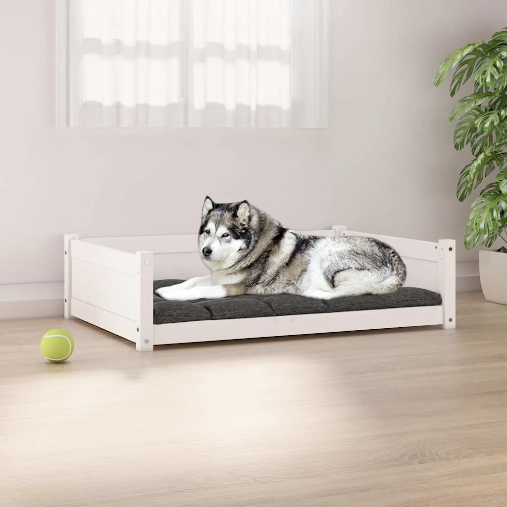 Cuccia per cani 105,5x75,5x28 cm legno pino, scelta colore