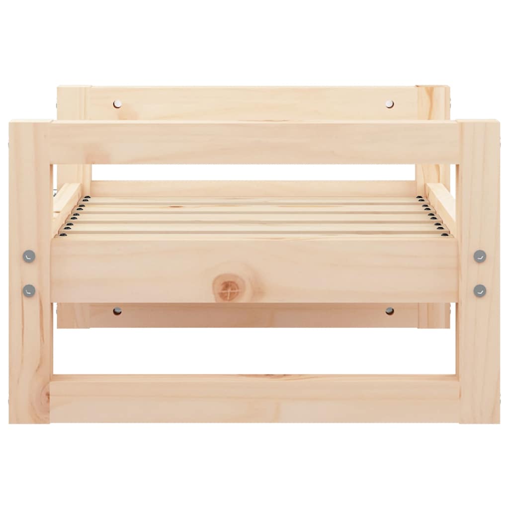 Cuccia per Cani 55,5x45,5x28 cm in Legno Massello di Pino
