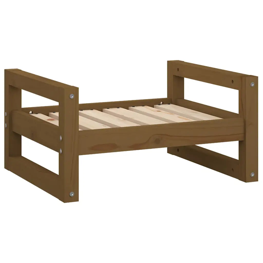 Letto per cani 55,5x45,5x28 cm in legno di pino massiccio