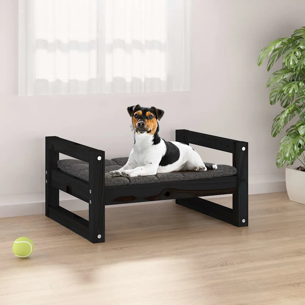Letto per cani 55,5x45,5x28 cm in legno di pino massiccio