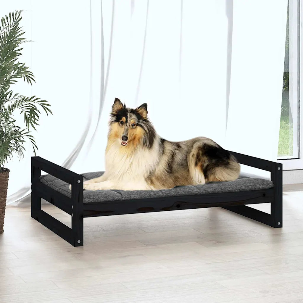 Cuccia per cani 95,5x65,5x28 cm, legno pino, multicolore