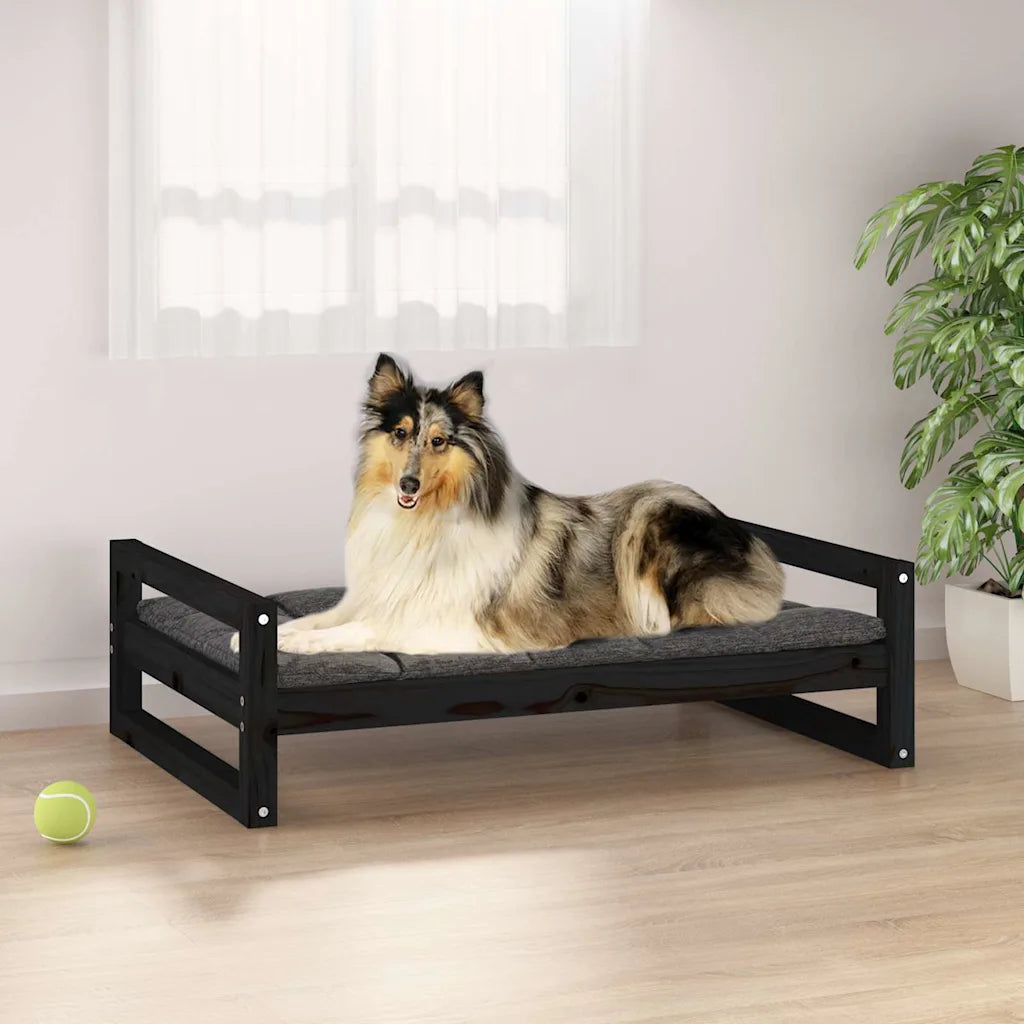 Cuccia per cani 95,5x65,5x28 cm, legno pino, multicolore