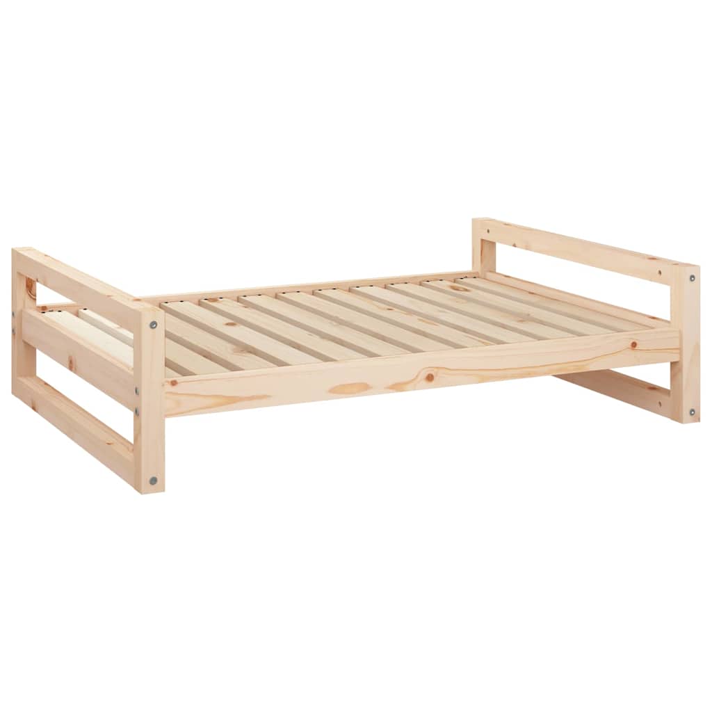 Cuccia per Cani 105,5x75,5x28 cm in Legno Massello di Pino
