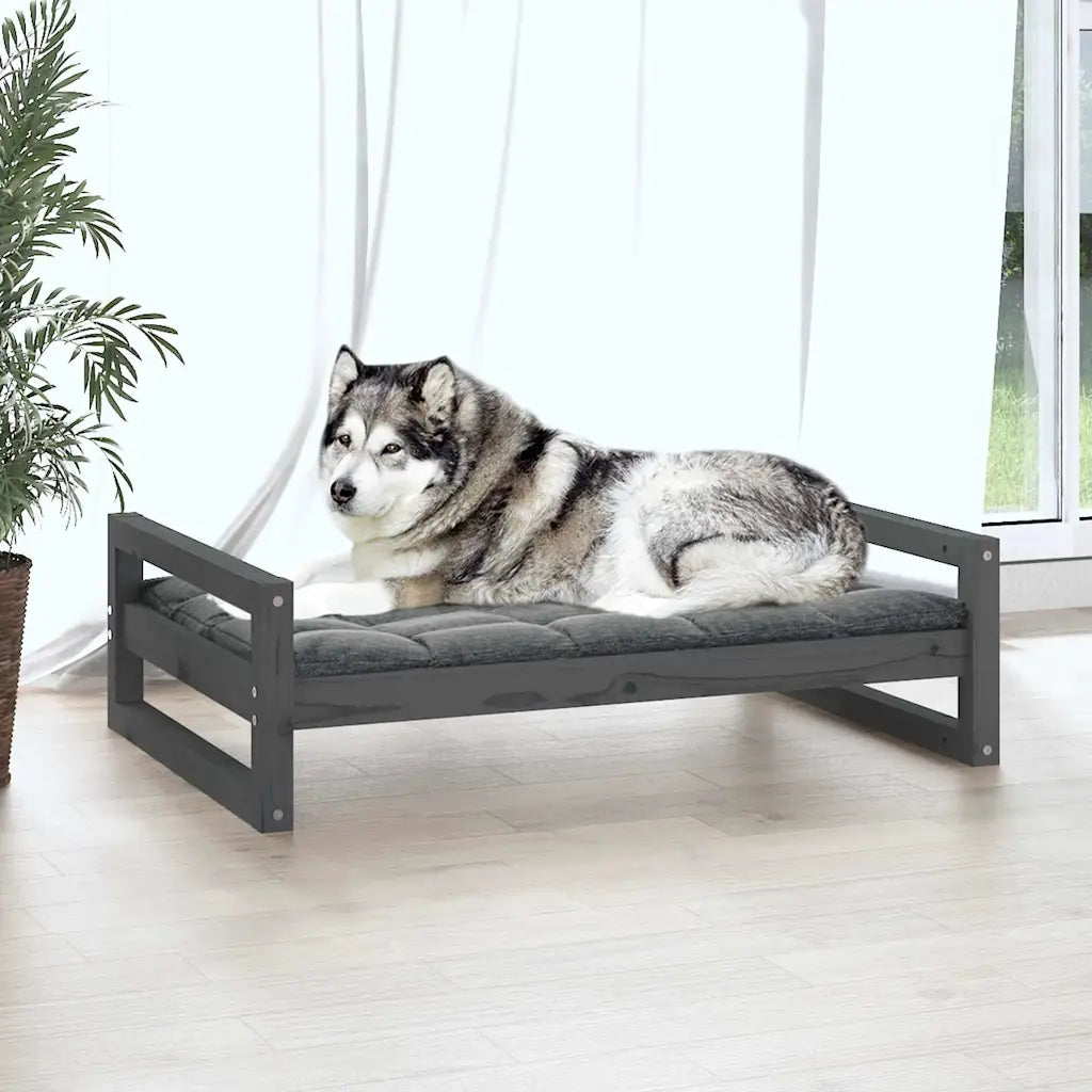 Cuccia per cani 105,5x75,5x28 cm legno pino, scelta colore