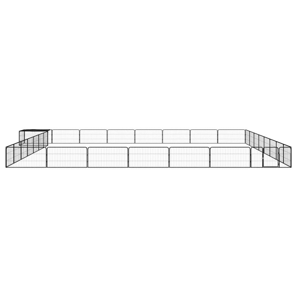 Box Cani 32 Pannelli 100x50 cm Acciaio Verniciato Polvere