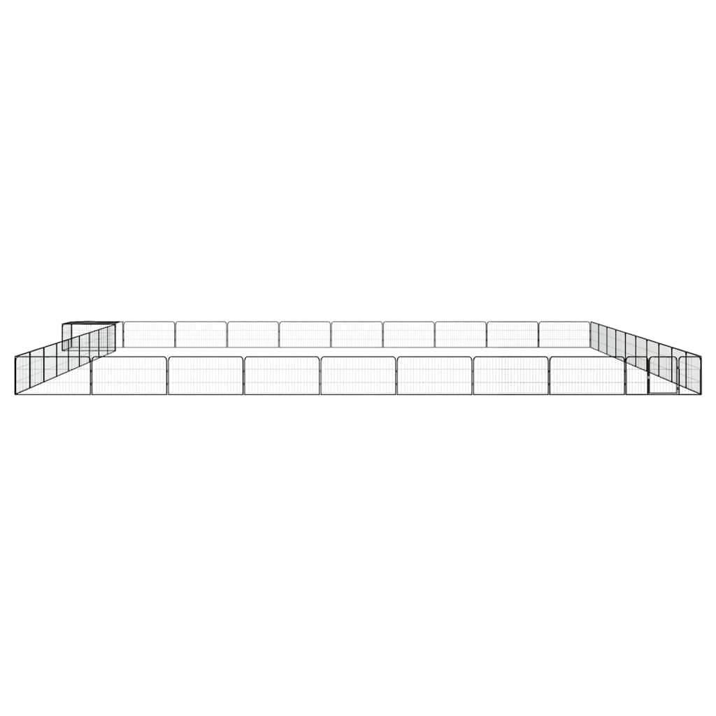 Box Cani 40 Pannelli 100x50 cm Acciaio Verniciato Polvere