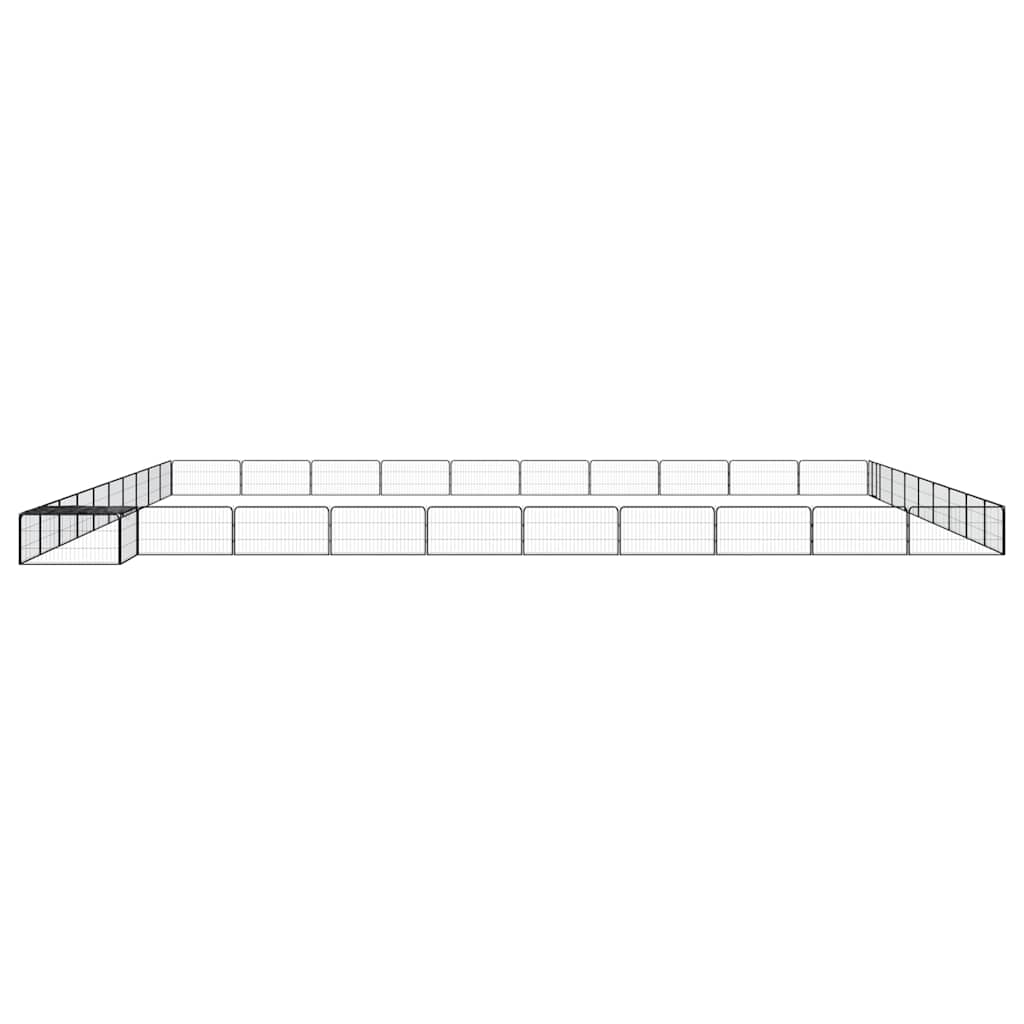 Box Cani 40 Pannelli 100x50 cm Acciaio Verniciato Polvere