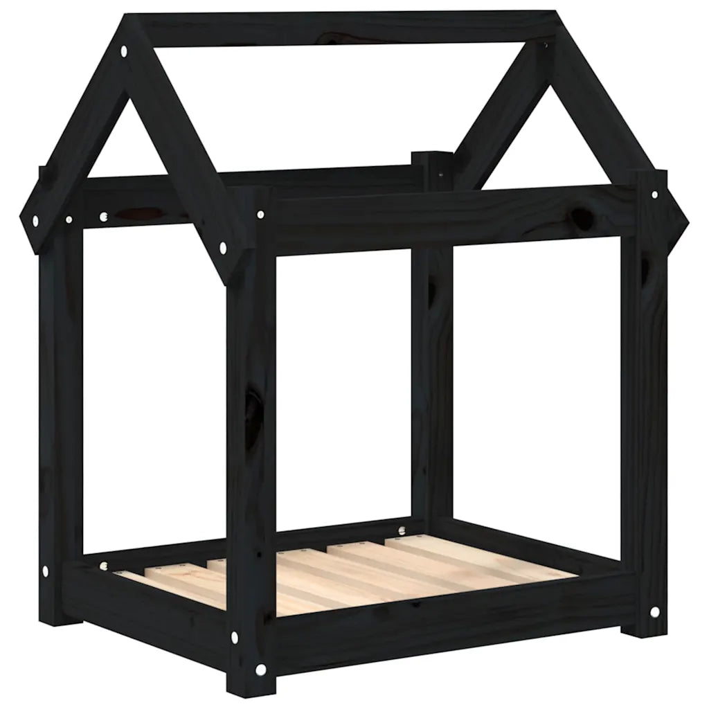 Cuccia per cani in legno massello di pino 61x50x70 cm
