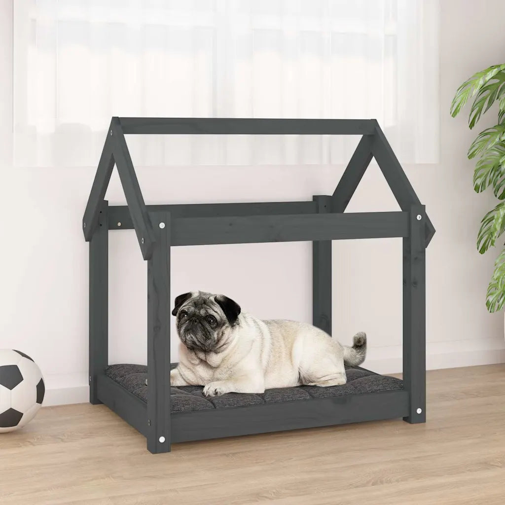 Cuccia per cani in legno massello di pino 71x55x70 cm