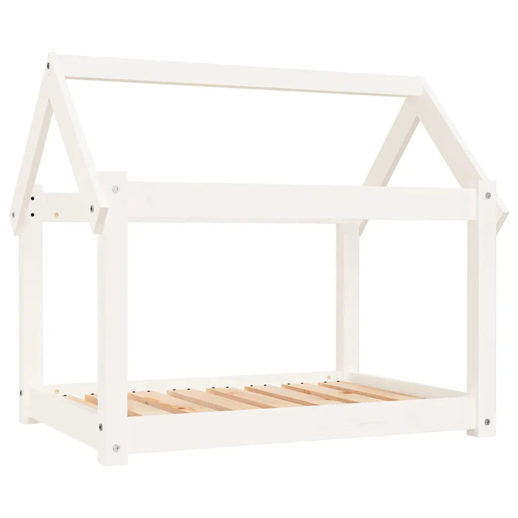 Cuccia per cani 81x60x70 cm in legno massello di pino