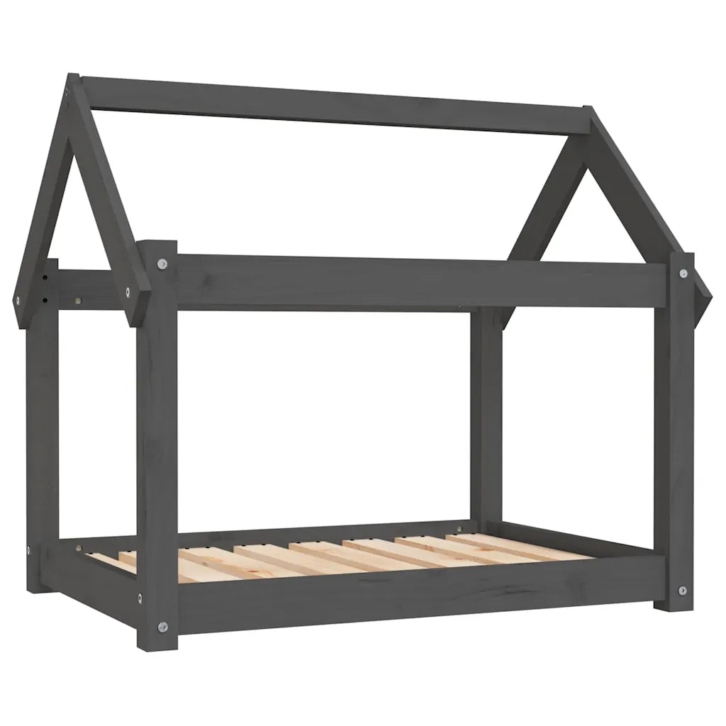 Cuccia per cani 81x60x70 cm in legno massello di pino