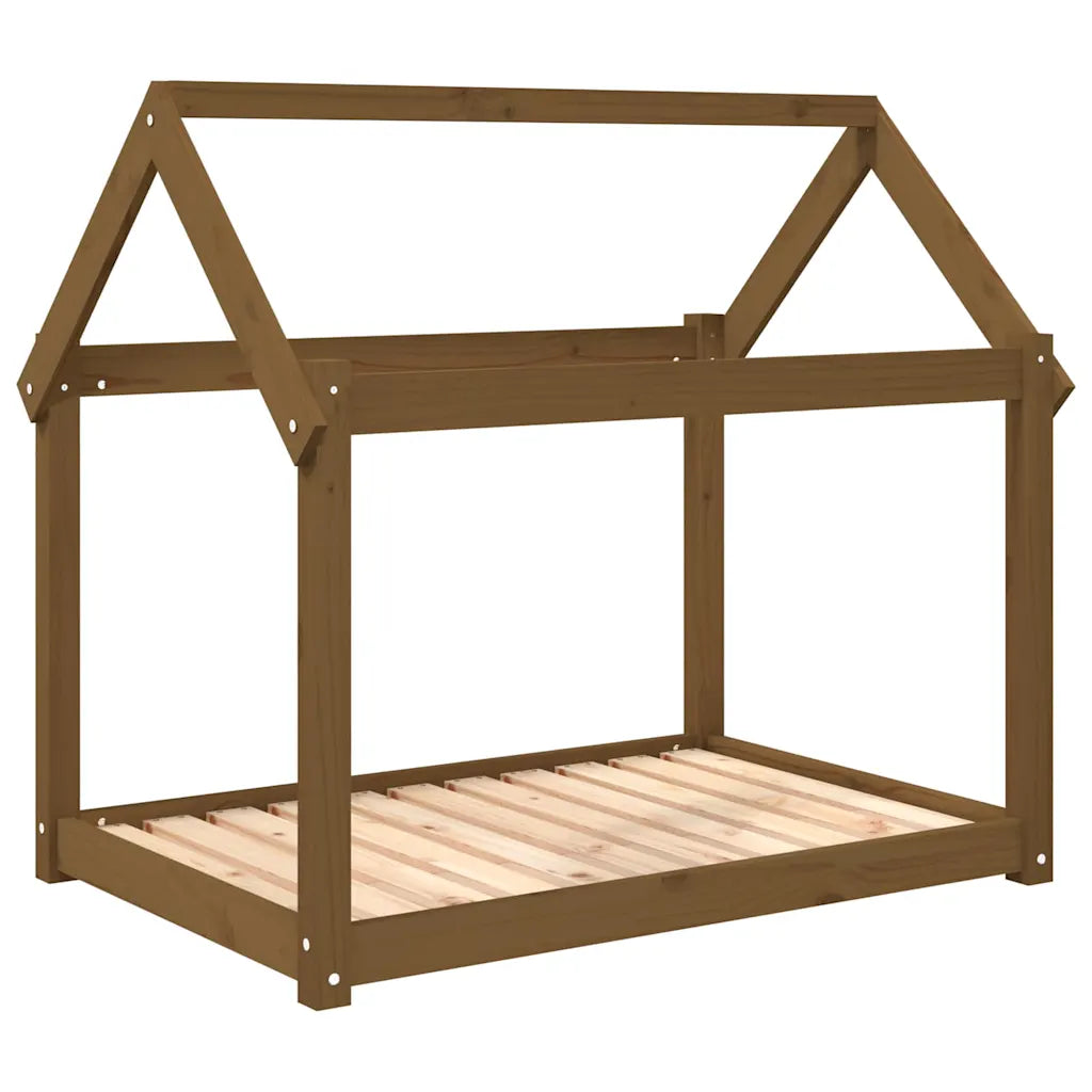 Cuccia per cani in legno massello di pino 101x70x90 cm