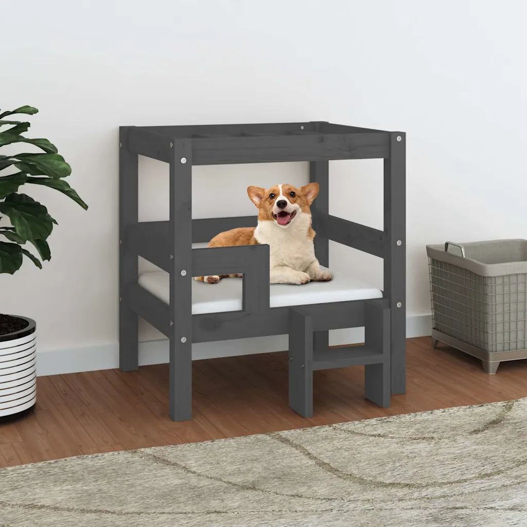 Cuccia per cani 55,5x53,5x60 cm legno pino, colori