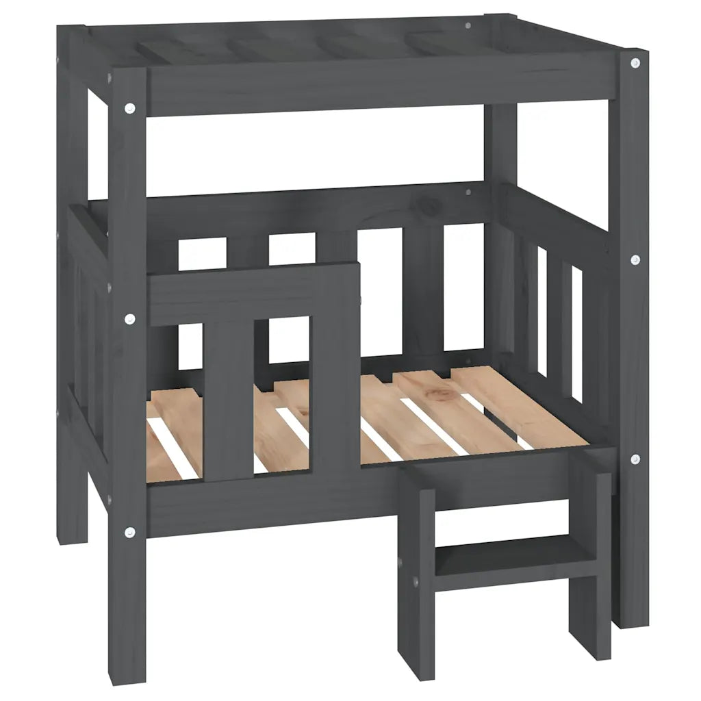 Cuccia per cani 65,5x50,5x70 cm in legno massello di pino