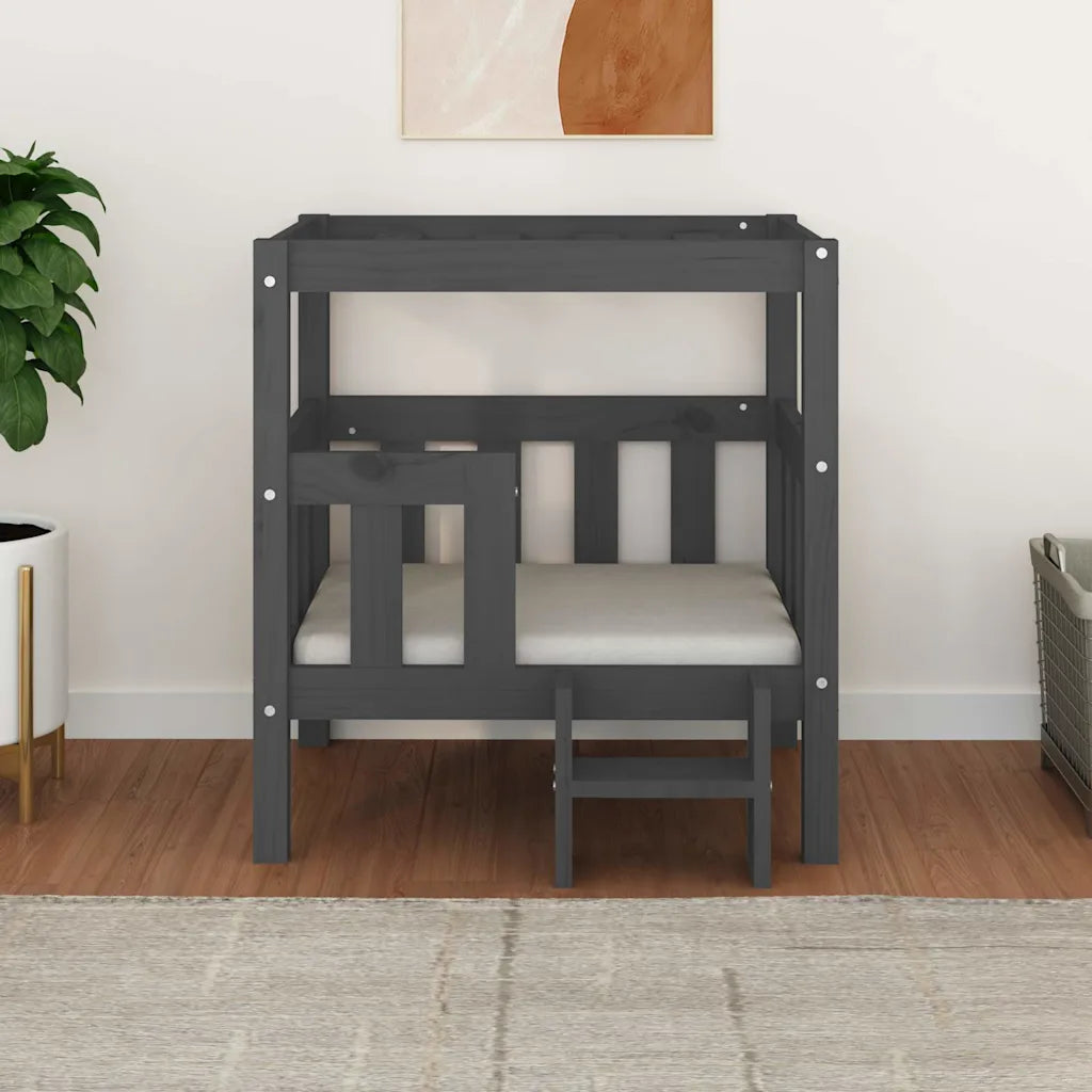 Cuccia per cani 65,5x50,5x70 cm in legno massello di pino