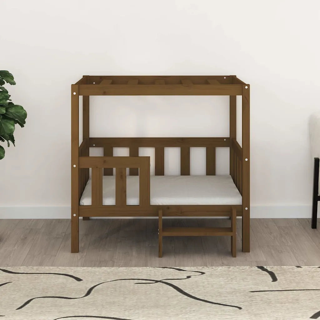 Cuccia per cani 95,5x73,5x90 cm in legno massello di pino
