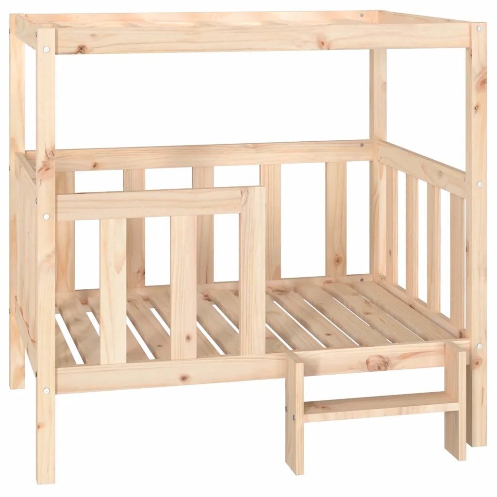 Cuccia per cani 105,5x83,5x100 cm in legno massello di pino