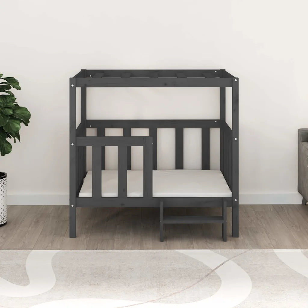 Cuccia per cani 105,5x83,5x100 cm in legno massello di pino