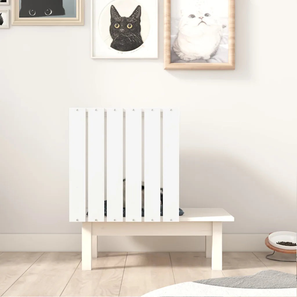 Casetta per gatti 60x36x60 cm in legno massello di pino