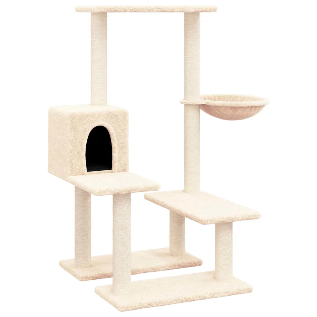 Albero per gatti con tiragraffi in sisal 47,5x60x94,5 cm