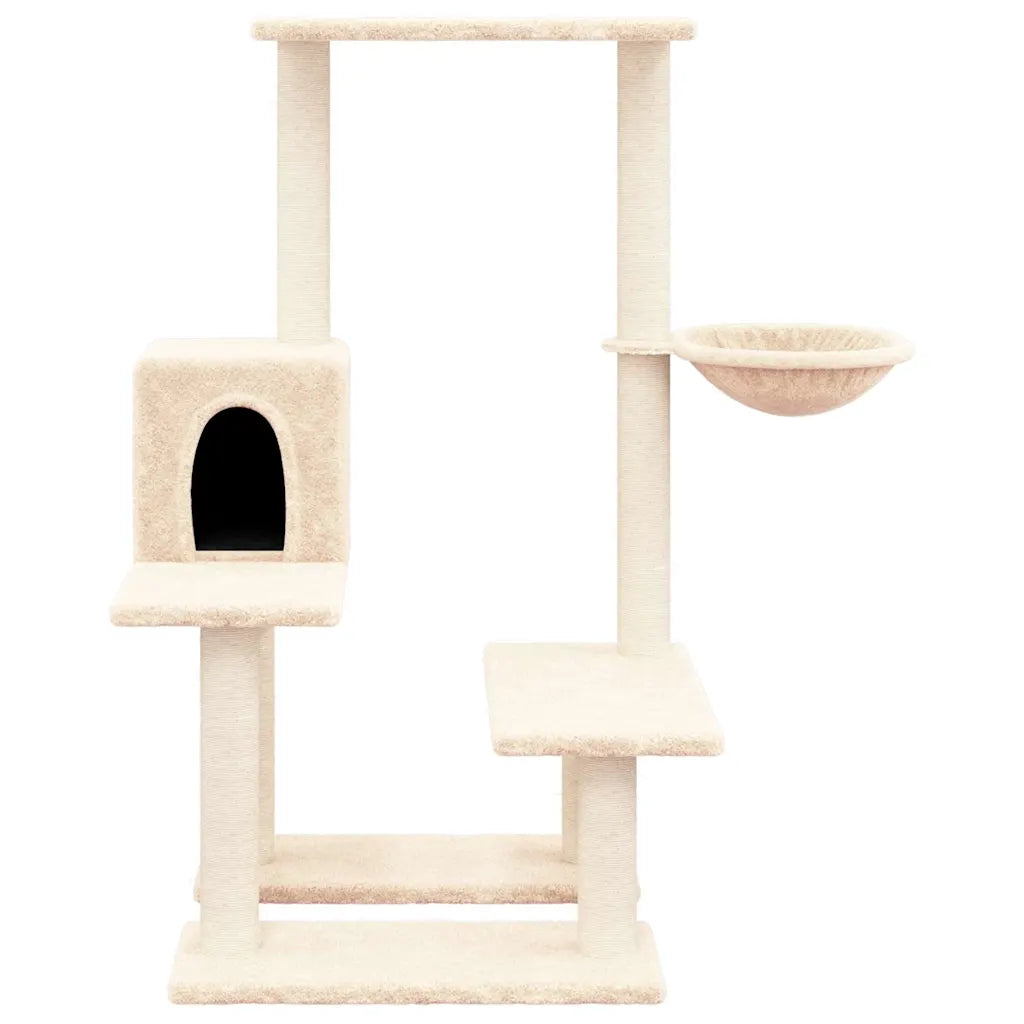 Albero per gatti con tiragraffi in sisal 47,5x60x94,5 cm