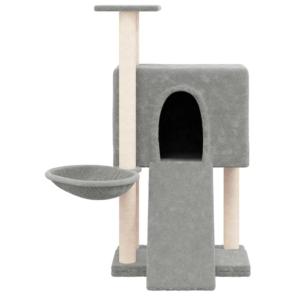 Albero per gatti con tiragraffi in sisal 71,5x60x96 cm
