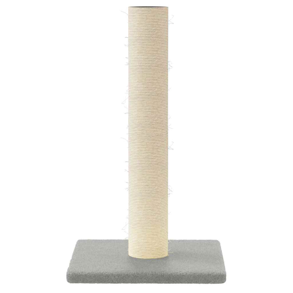 Palo Tiragraffi per Gatti Grigio Chiaro 22x22x45 cm