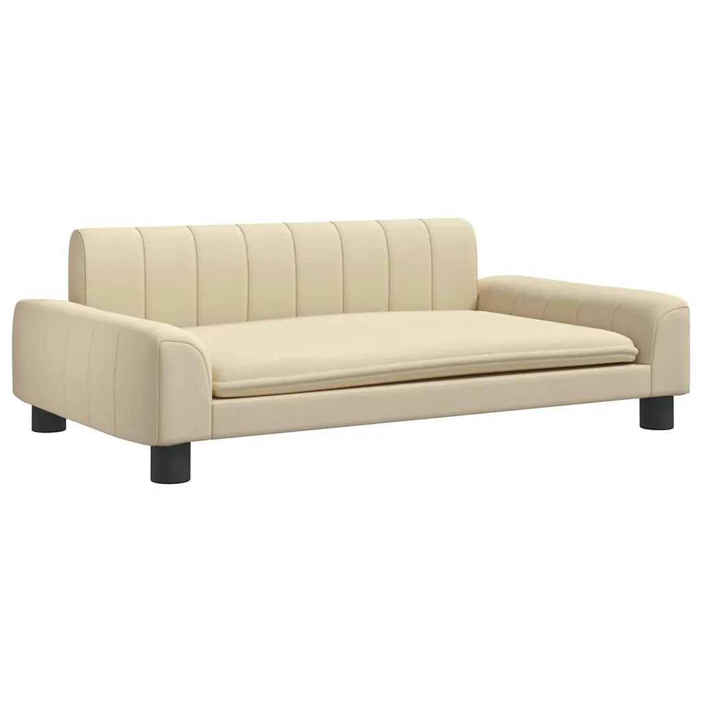 Lettino per cani 90x53x30 cm in velluto