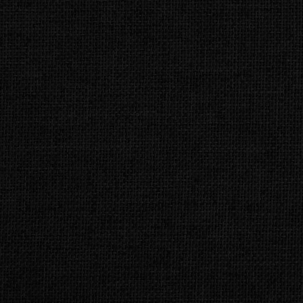 Lettino per Cani Nero 70x45x30 cm in Tessuto