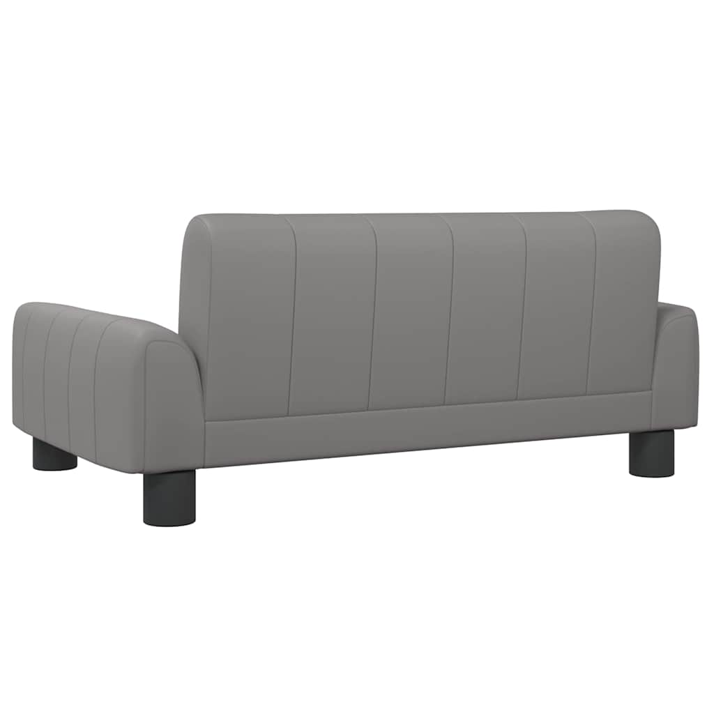 Lettino per Cani Grigio 70x45x30 cm in Similpelle