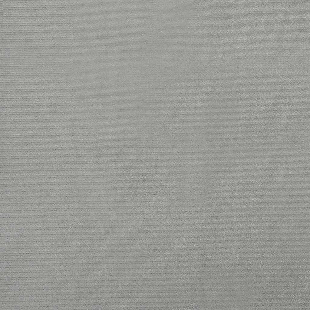 Lettino per Cani Grigio Chiaro 60x40x30 cm in Velluto