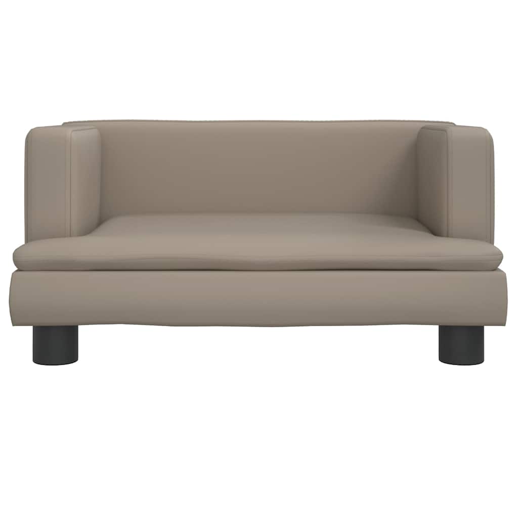 Lettino per Cani Cappuccino 60x40x30 cm in Similpelle