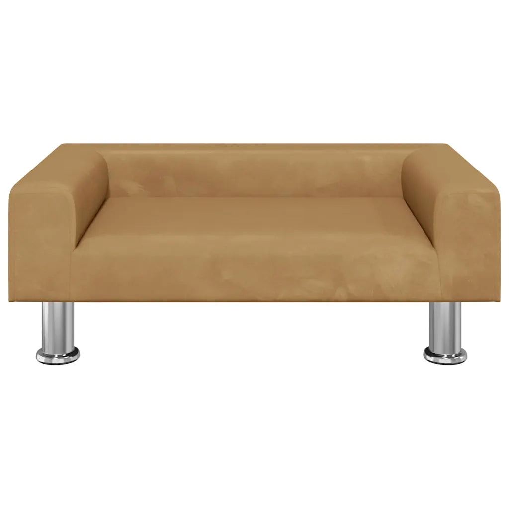 Lettino per cani 70x45x26,5 cm in velluto