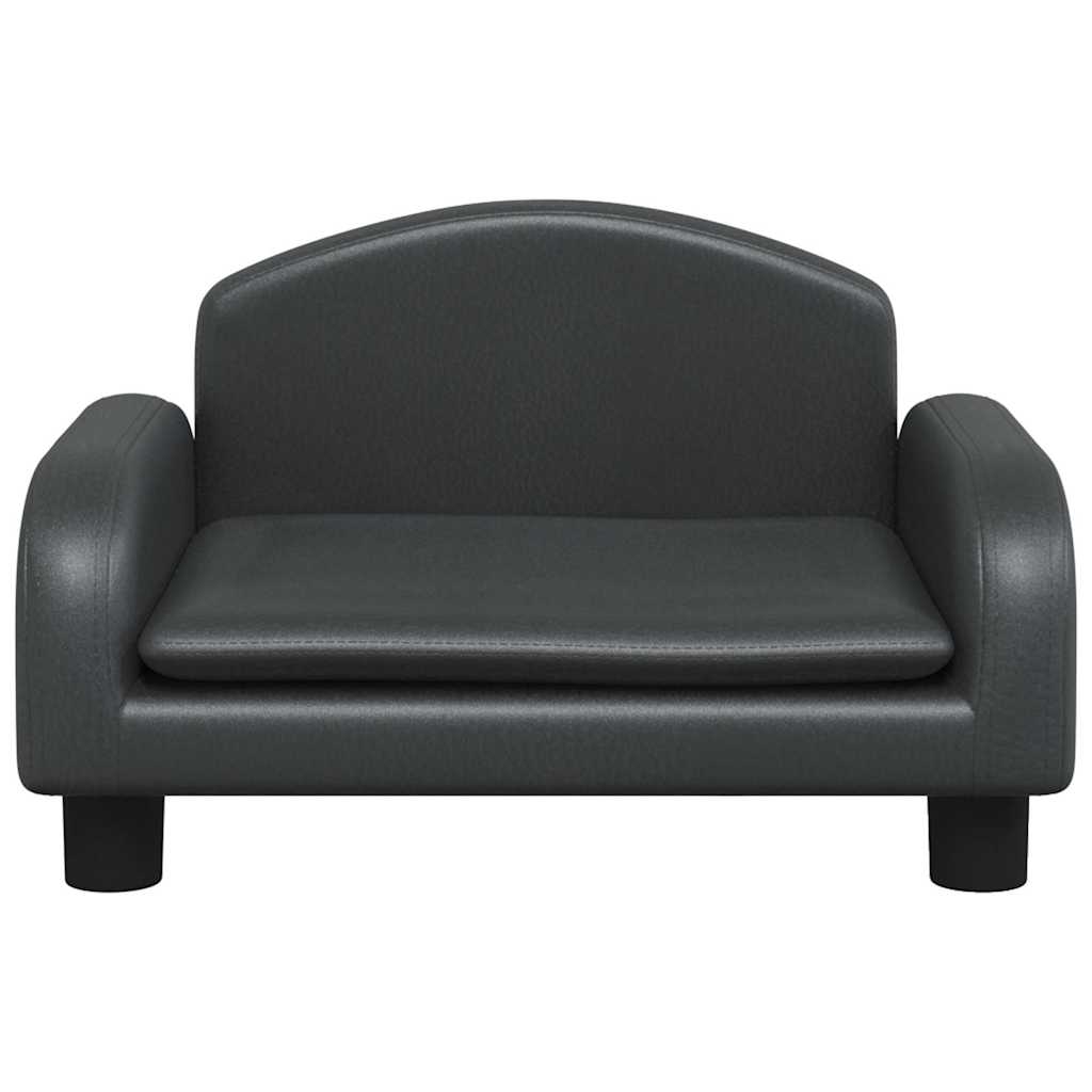 Lettino per Cani Nero 50x40x30 cm in Similpelle