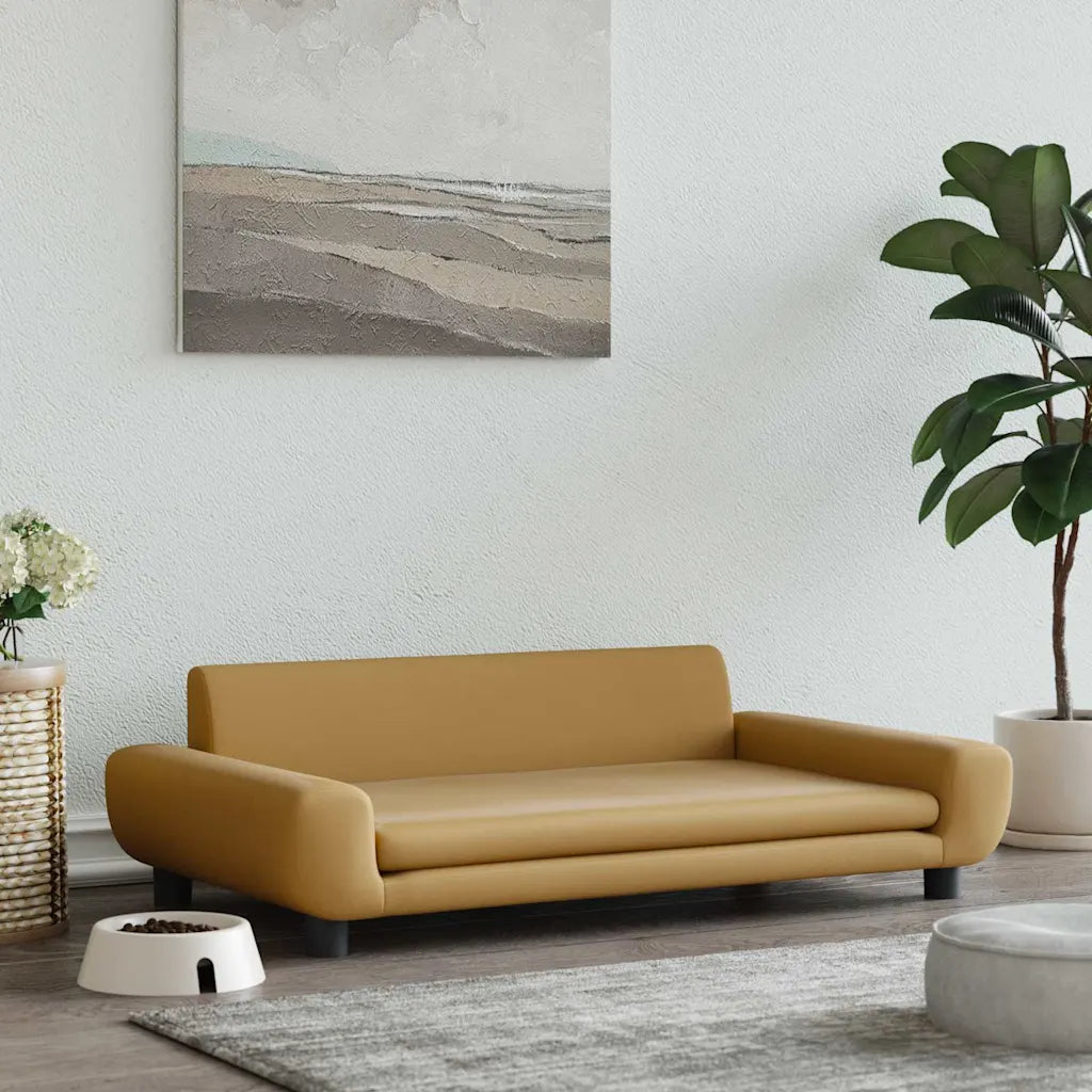 Lettino per cani 100x54x33 cm in velluto