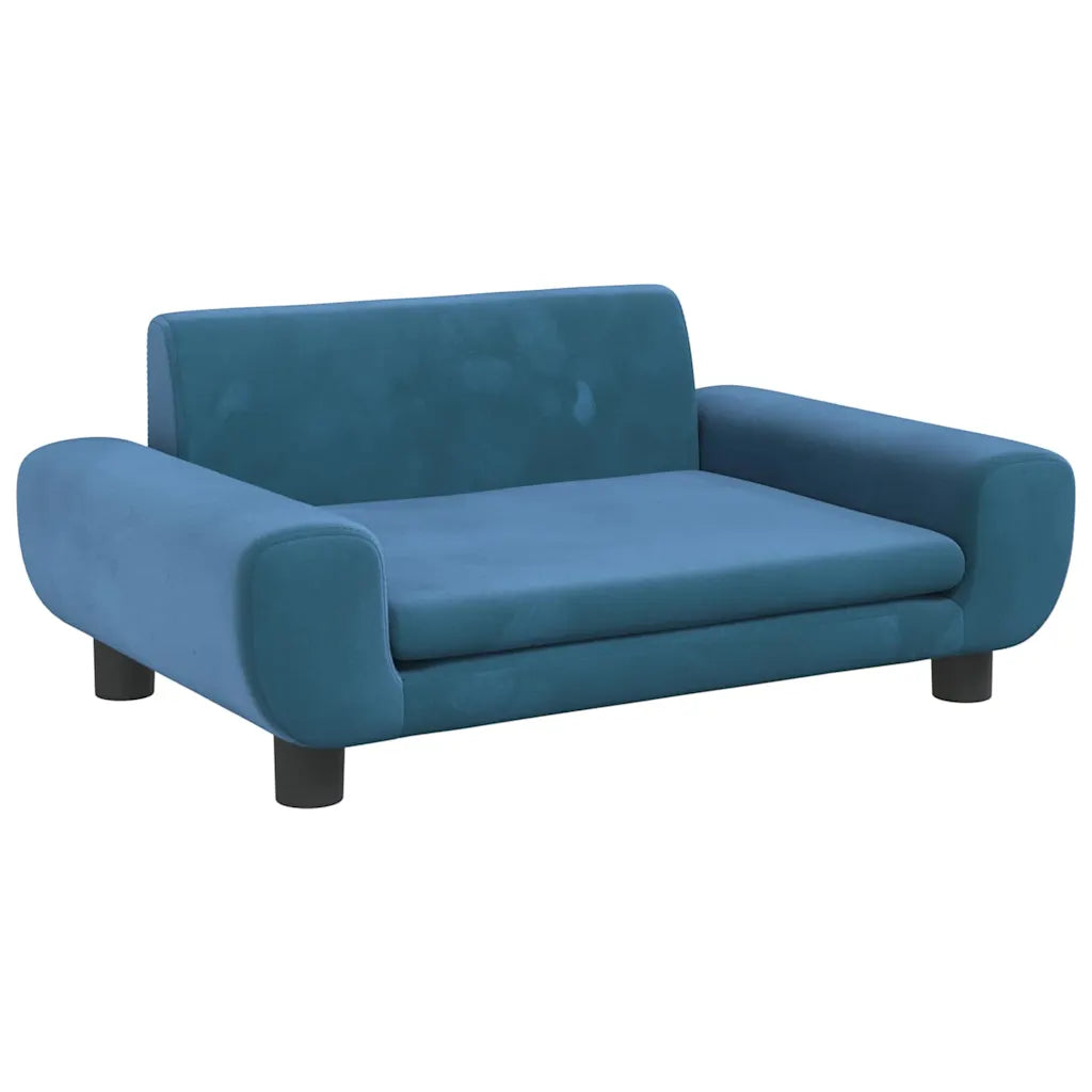 Lettino per cani 70x45x33 cm in velluto