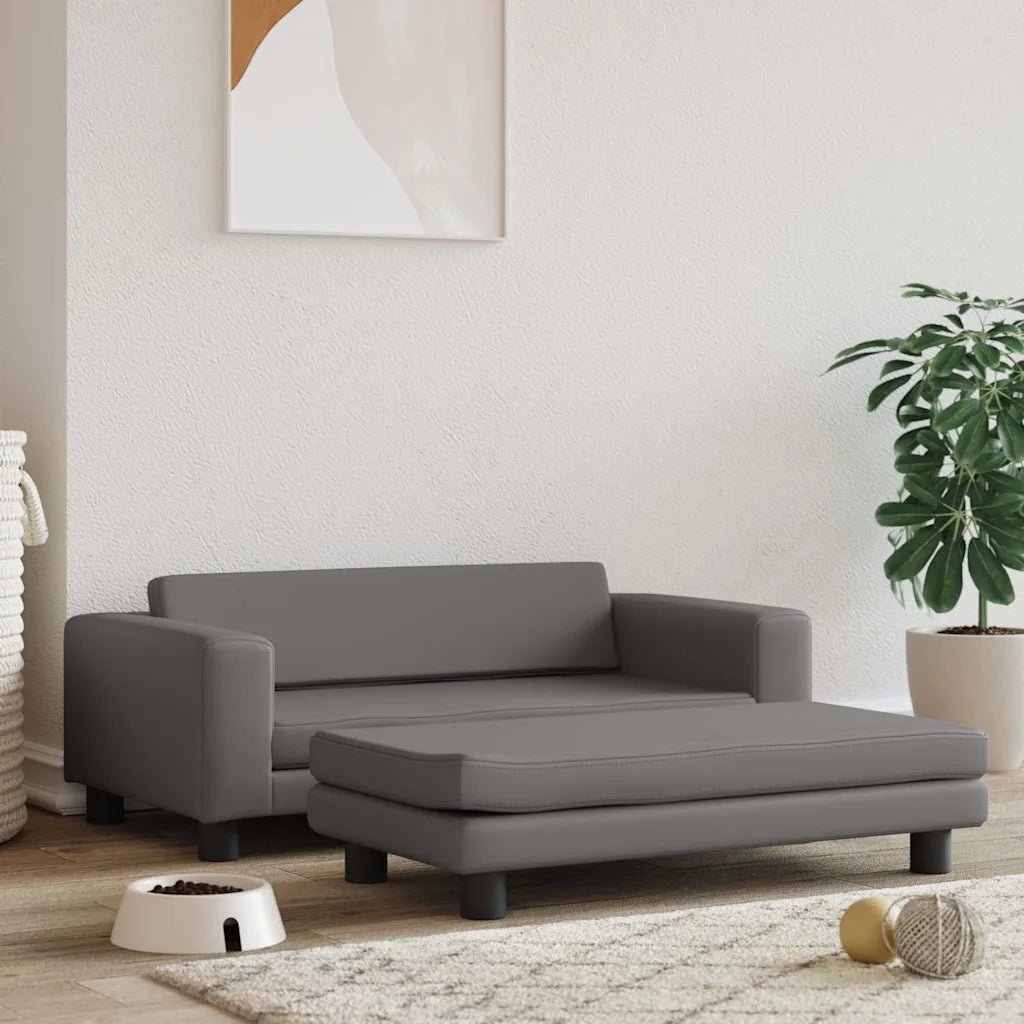 Lettino per cani con estensione 100x50x30 cm in velluto