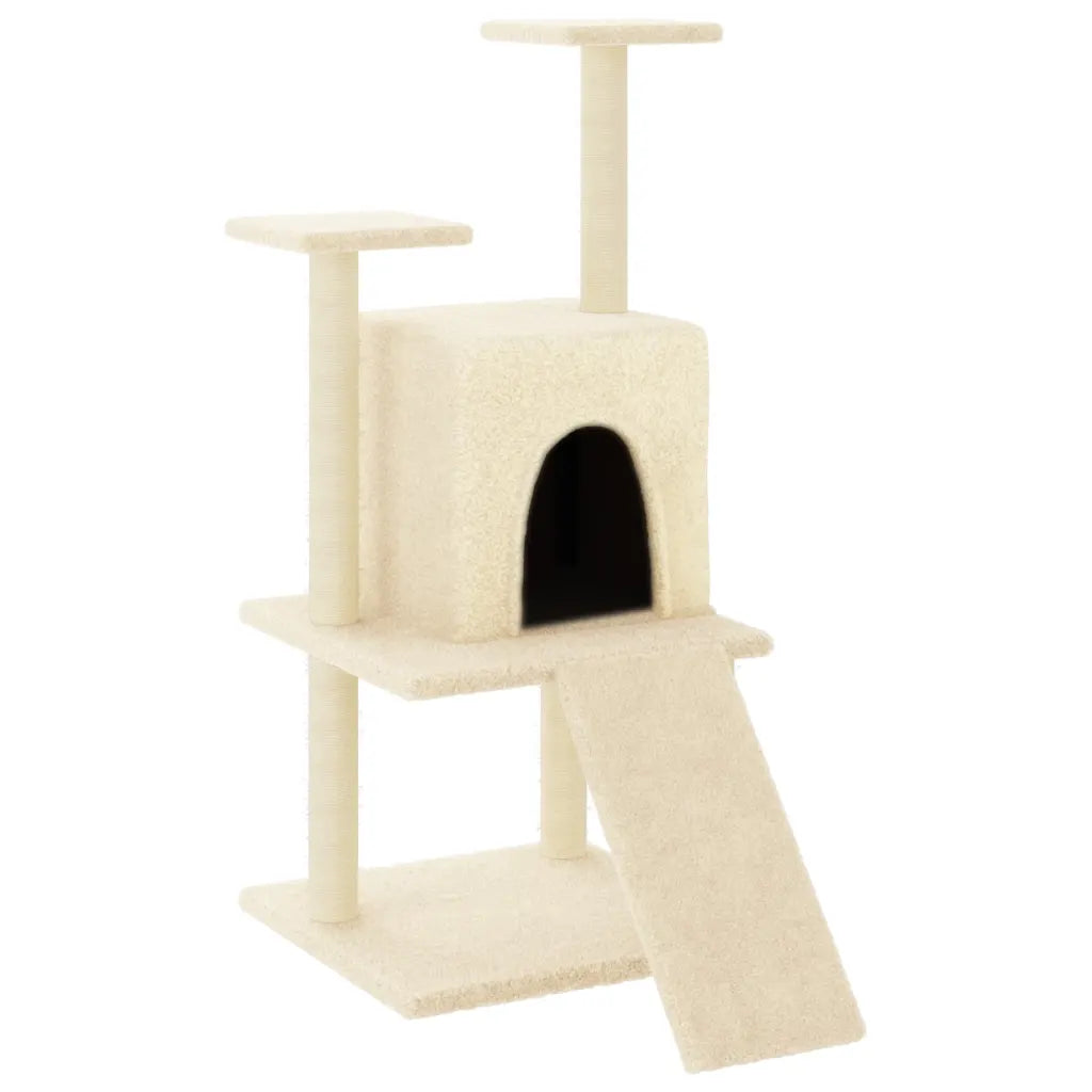 Albero per gatti con tiragraffi in sisal 78,5x60x110 cm