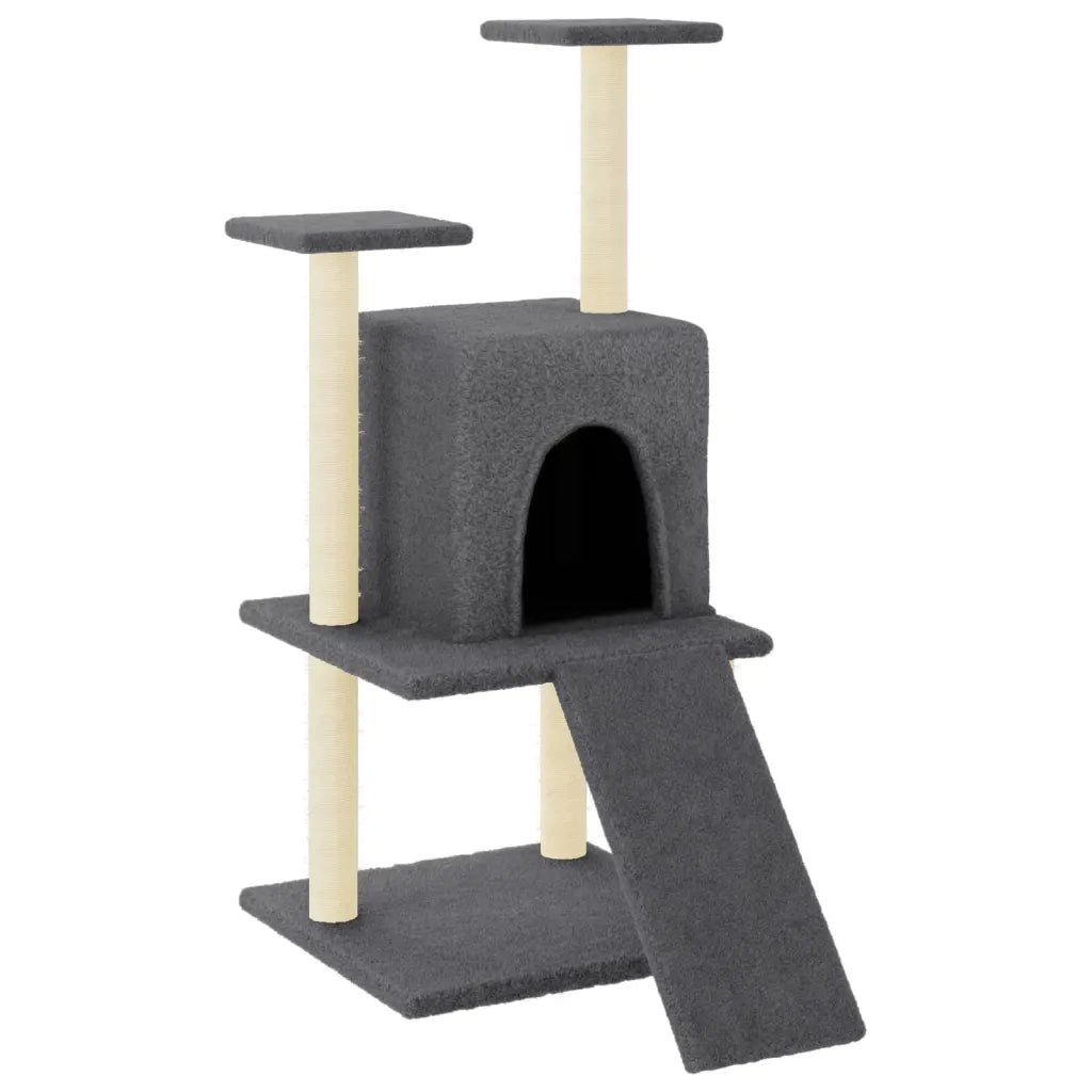 Albero per gatti con tiragraffi in sisal 78,5x60x110 cm