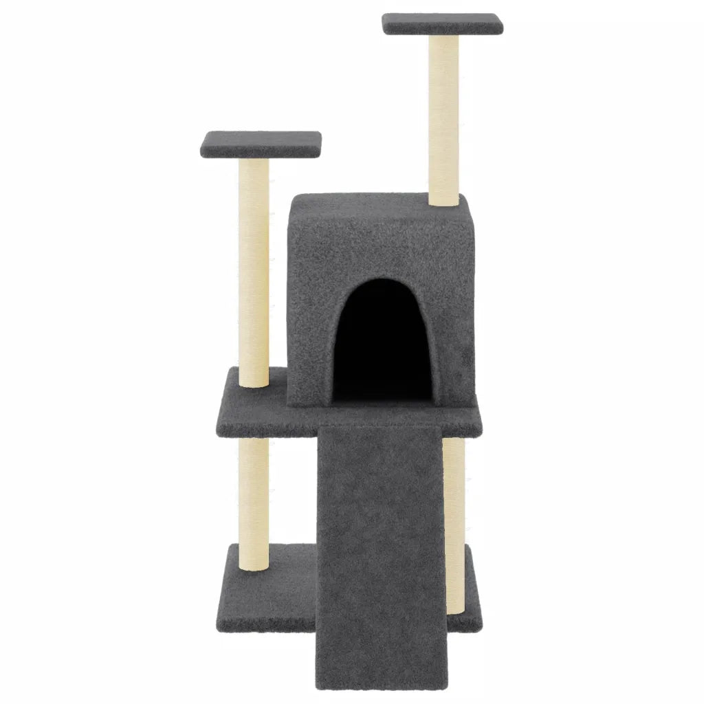 Albero per gatti con tiragraffi in sisal 78,5x60x110 cm