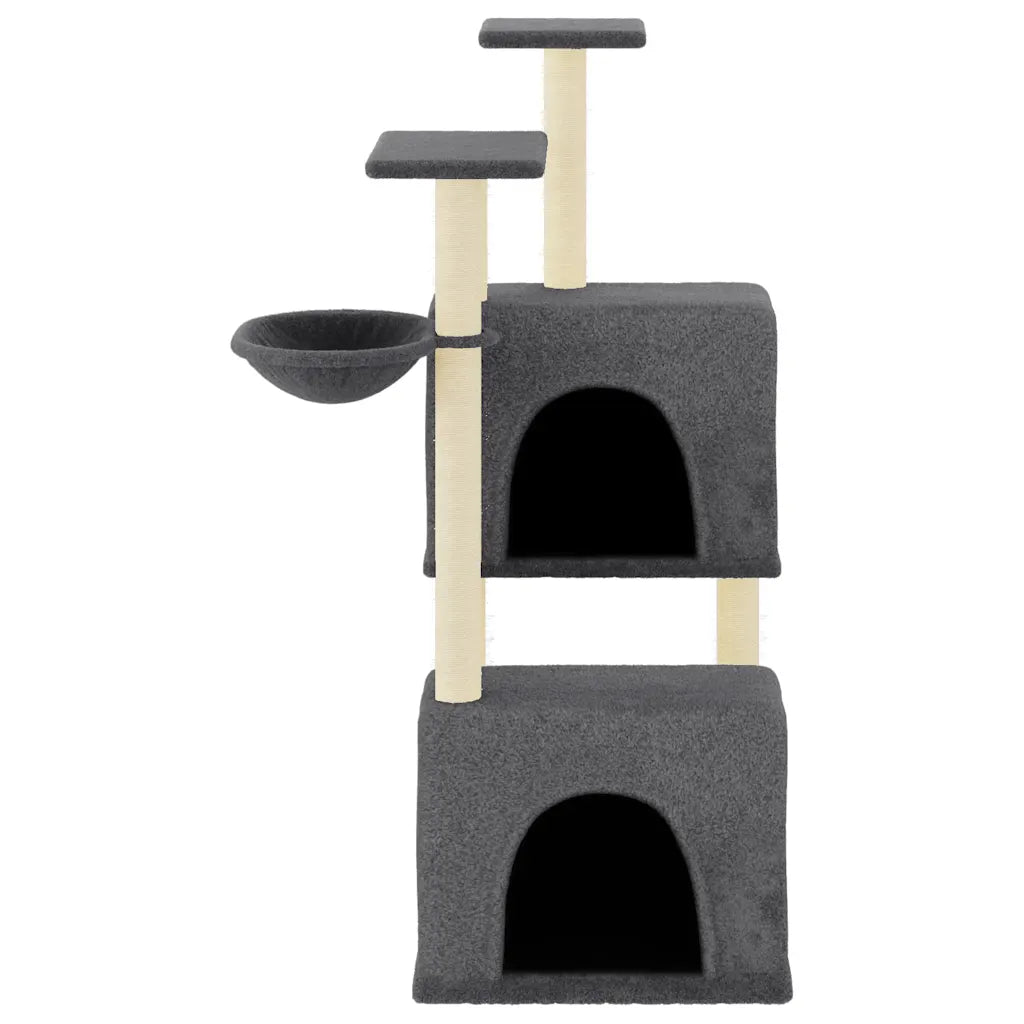 Albero per gatti con tiragraffi in sisal 73,5x69x122 cm