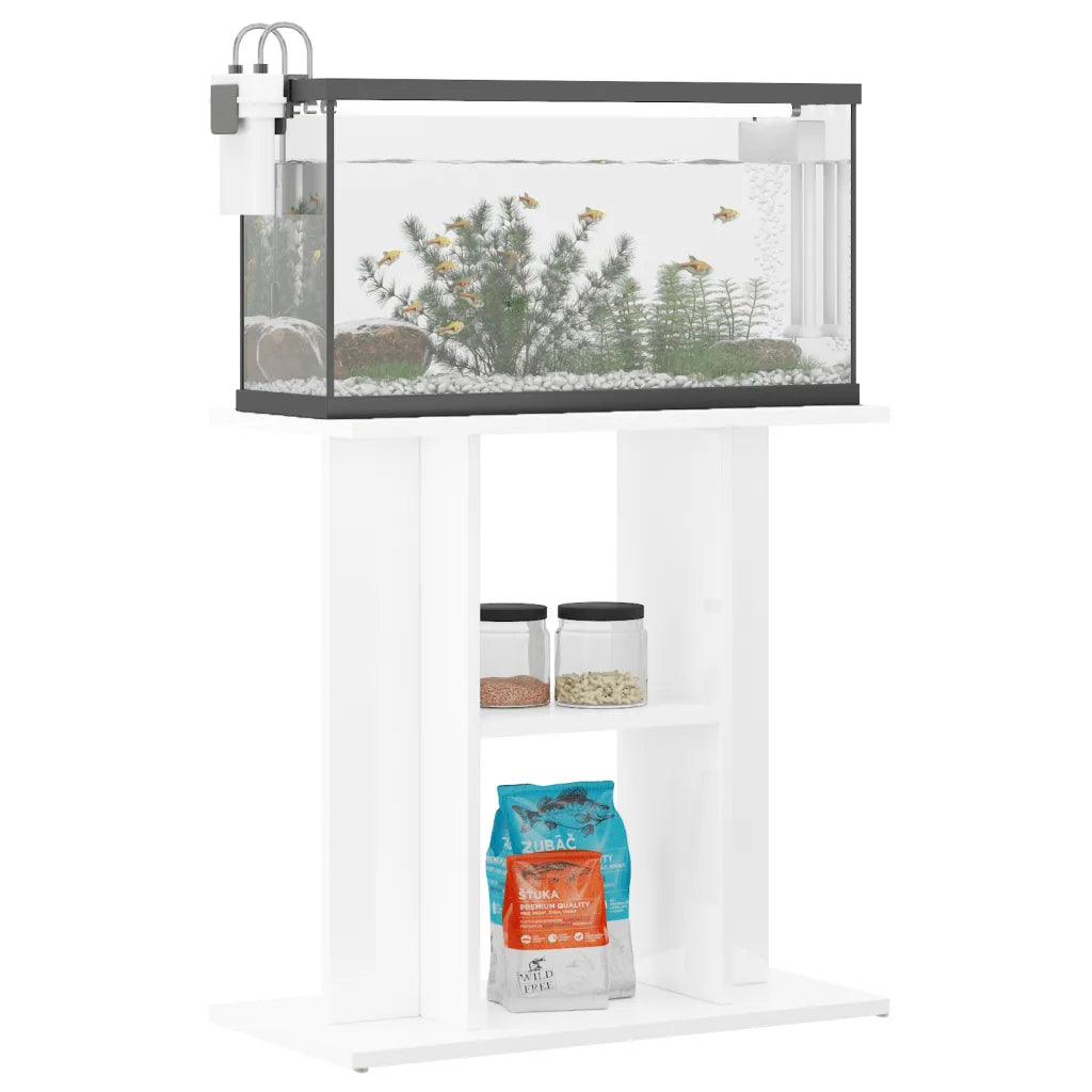 Supporto acquario 60x30x60 cm in legno multistrato con 3 ripiani