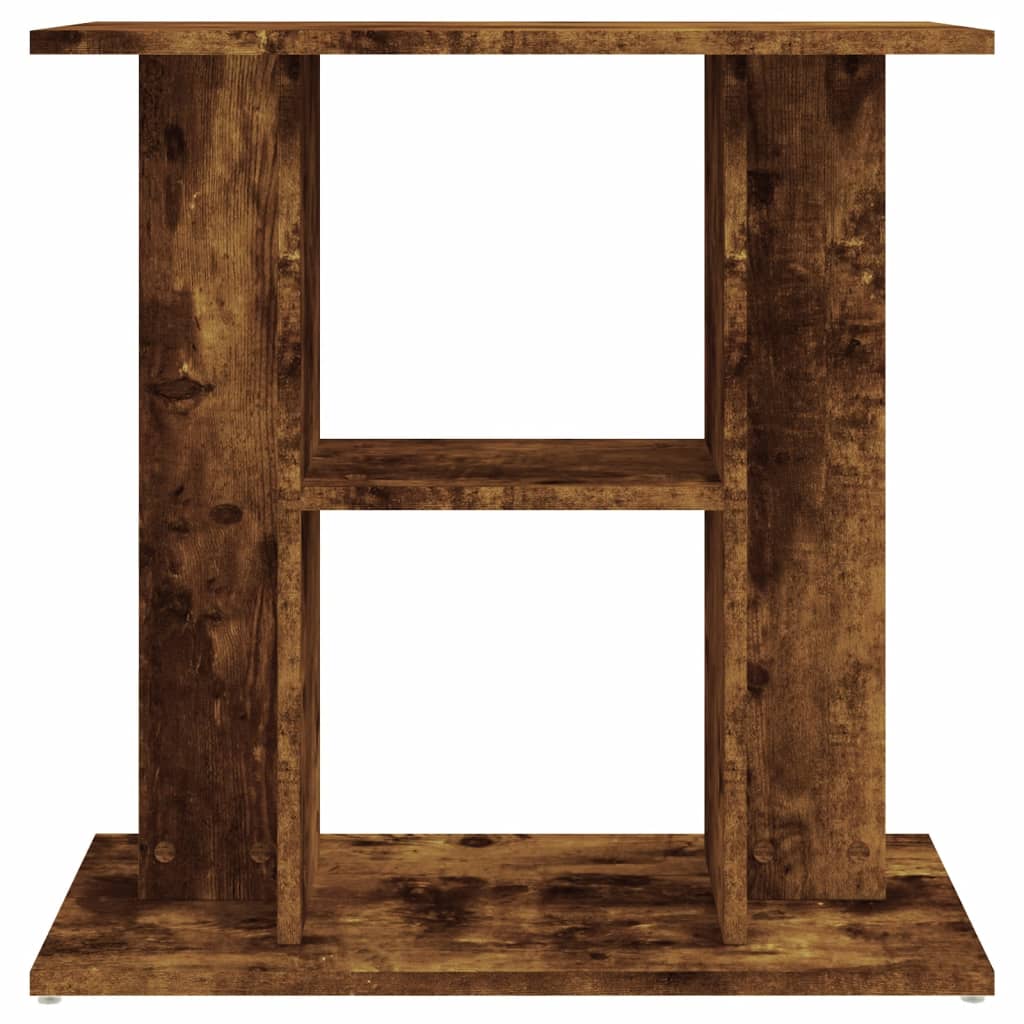 Supporto per acquario in rovere affumicato 60x30x60 cm in legno ingegnerizzato