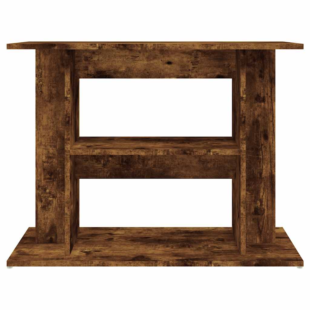 Supporto per acquario in rovere affumicato 80x35x60 cm in legno ingegnerizzato