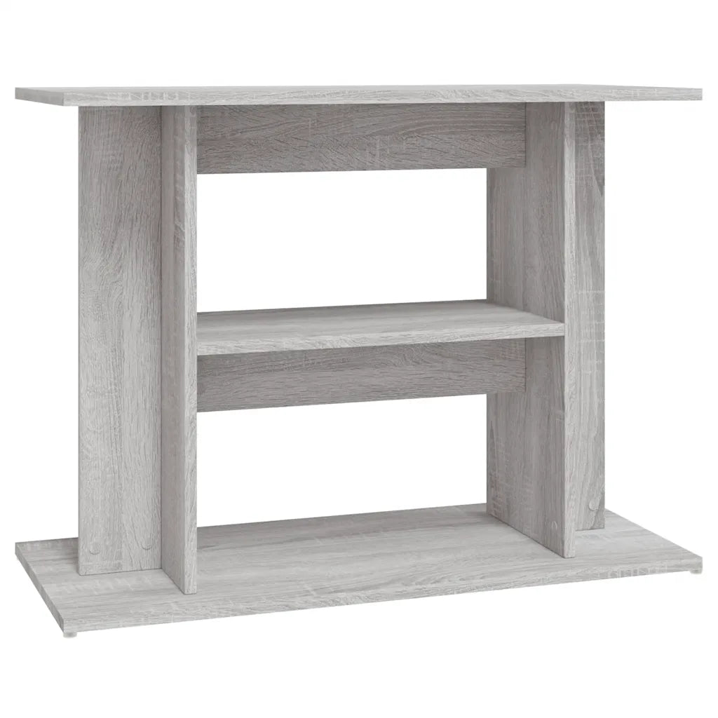 Supporto per acquario 80x35x60 cm in legno multistrato con 3 ripiani